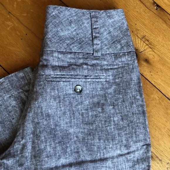 Brown linen wide leg pants Junior size 7 - Picture 1 of 5